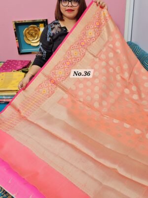 6TH MAY LIVE - BANARAS SOFT SILK SAREE (NO.36)
