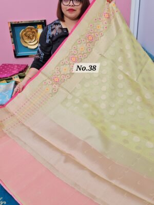 6TH MAY LIVE - BANARAS SOFT SILK SAREE (NO.38)