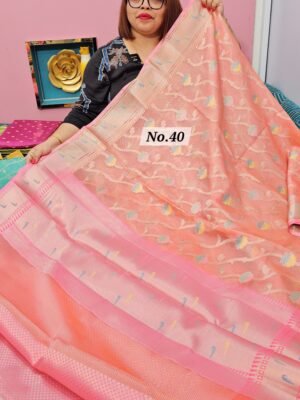6TH MAY LIVE - BANARAS SOFT SILK SAREE (NO.40)