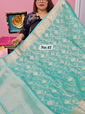 6TH MAY LIVE - BANARAS SOFT SILK SAREE (NO.41)