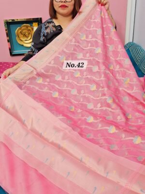 6TH MAY LIVE - BANARAS SOFT SILK SAREE (NO.42)
