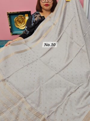 6TH MAY LIVE - MAHESWARI HANDLOOM BUTI SAREE (NO.10)