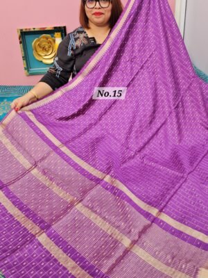 6TH MAY LIVE - MAHESWARI HANDLOOM BUTI SAREE (NO.15)