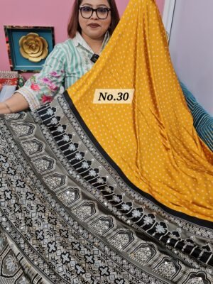 8TH MAY LIVE - CREPE SILK SAREE (NO.30)