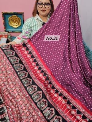 8TH MAY LIVE - CREPE SILK SAREE (NO.31)
