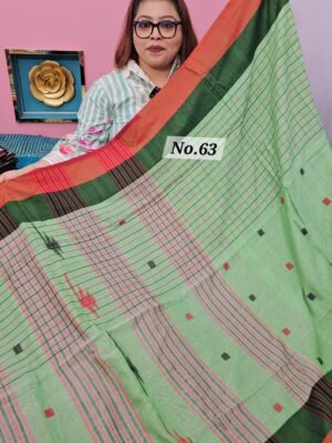 8TH MAY LIVE - PURE BANGAL HANDLOOM SAREE (NO.63)
