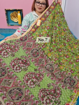 9TH MAY LIVE - KALAMKARI KOTA SOFT SAREE (NO.7)