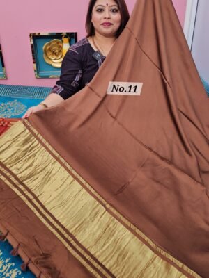 10TH MAY 2NDLIVE - PURE MODAL LAGDI PATTA SAREE (NO.11)