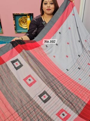 10TH MAY 2NDLIVE - PURE BENGAL HANDLOOM SAREE (NO.102)