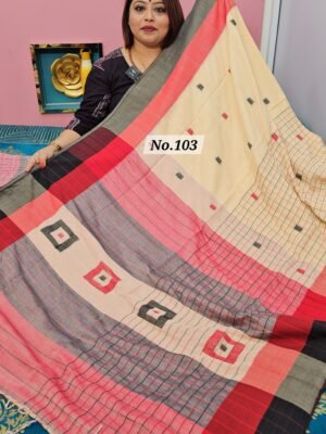 10TH MAY 2NDLIVE - PURE BENGAL HANDLOOM SAREE (NO.103)
