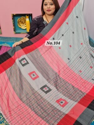 10TH MAY 2NDLIVE - PURE BENGAL HANDLOOM SAREE (NO.104)