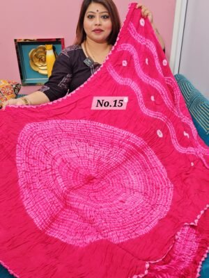 11TH MAY LIVE - PURE BANDHEJ SAREE (NO.15)