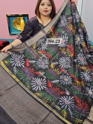 11TH MAY LIVE - BATIQ MAHESWARI SILK SAREE (NO.23)