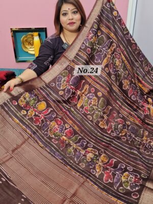 11TH MAY LIVE - BATIQ MAHESWARI SILK SAREE (NO.24)