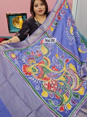 11TH MAY LIVE - BATIQ MAHESWARI SILK SAREE (NO.31)