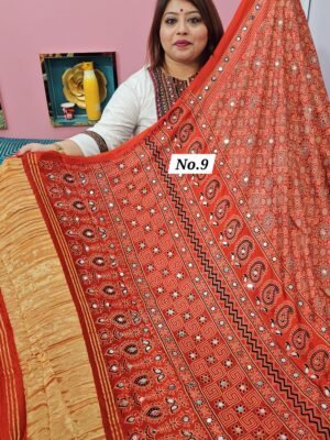 12TH MAY LIVE – MIRROR WORK GAZZI SAREE (NO.9)