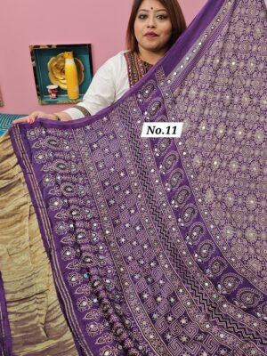 12TH MAY LIVE – MIRROR WORK GAZZI SAREE (NO.11)