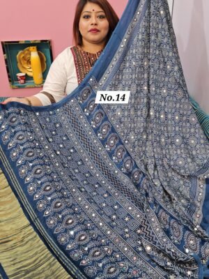 12TH MAY LIVE – MIRROR WORK GAZZI SAREE (NO.14)