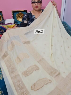 14TH MAY LIVE - CREPE SILK BANARSI SAREE (NO.2)
