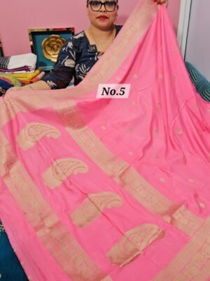 14TH MAY LIVE - CREPE SILK BANARSI SAREE (NO.5)