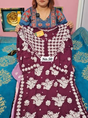 READY MADE CHIKANKARI KURTI (SIZE-40) (NO.50)