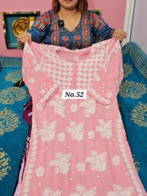 READY MADE  CHIKANKARI KURTI {SIZE-42} (NO.52)