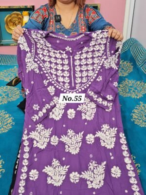 READY MADE CHIKANKARI KURTI (SIZE-42) (NO.55)
