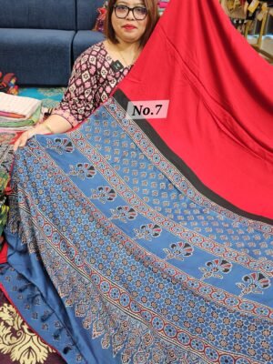 10TH MAY LIVE - PURE MODAL SILK SAREE (NO.7)