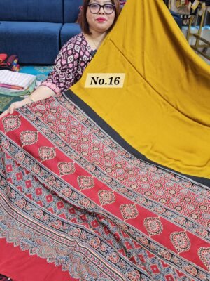 10TH MAY LIVE - PURE MODAL SILK SAREE (NO.16)