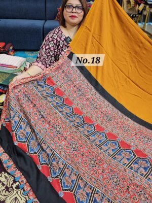 10TH MAY LIVE - PURE MODAL SILK SAREE (NO.18)