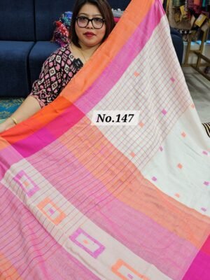 10TH MAY LIVE - PURE BENGAL HANDLOOM SAREE (NO.147)