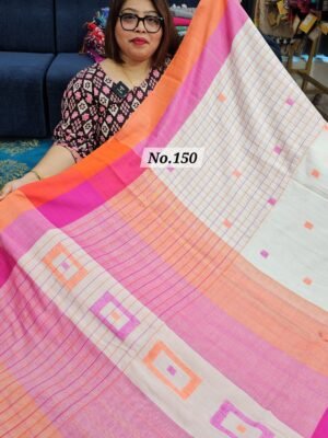 10TH MAY LIVE - PURE BENGAL HANDLOOM SAREE (NO.150)