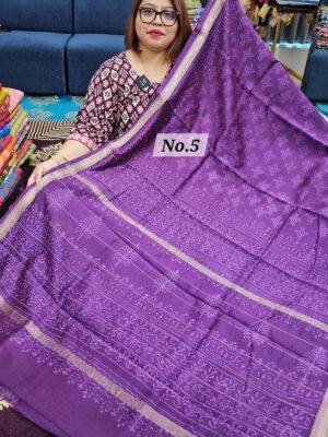 13TH MAY 2ND LIVE - PURE CHANDERI MAHESWARI SAREE (NO.5)