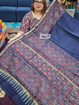 13TH MAY 2ND LIVE - PURE CHANDERI MAHESWARI SAREE (NO.7)