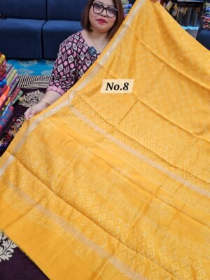 13TH MAY 2ND LIVE - PURE CHANDERI MAHESWARI SAREE (NO.8)