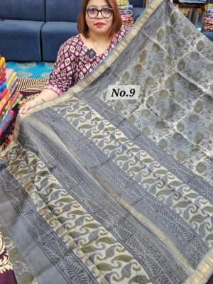 13TH MAY 2ND LIVE - PURE CHANDERI MAHESWARI SAREE (NO.9)