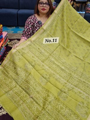 13TH MAY 2ND LIVE - PURE CHANDERI MAHESWARI SAREE (NO.11)