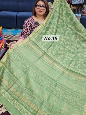 13TH MAY 2ND LIVE - PURE CHANDERI MAHESWARI SAREE (NO.18)