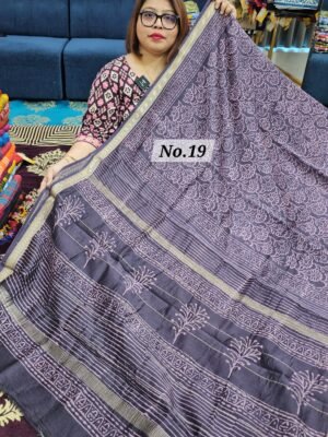 13TH MAY 2ND LIVE - PURE CHANDERI MAHESWARI SAREE (NO.19)