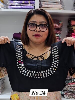 READY MADE HANDWORK BLOUSE (SIZE 34 TO 44 INCHES CHEST ADJUSTABLE) (NO.24)