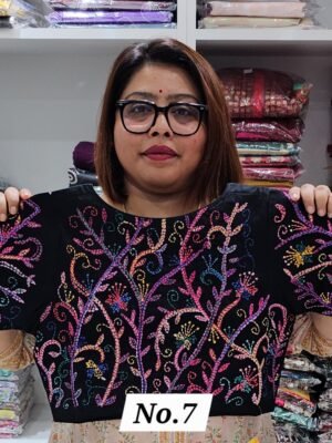 READY MADE HANDWORK BLOUSE (SIZE 34 TO 44 INCHES CHEST ADJUSTABLE) (NO.7)