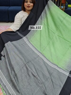 13TH MAY LIVE - PURE BANGAL HANDLOOM SAREE (NO.155)