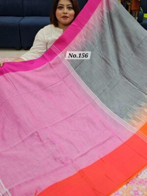 13TH MAY LIVE - PURE BANGAL HANDLOOM SAREE (NO.156)