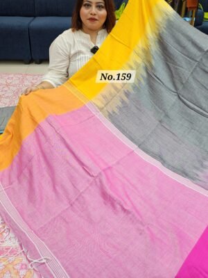 13TH MAY LIVE - PURE BANGAL HANDLOOM SAREE (NO.159)