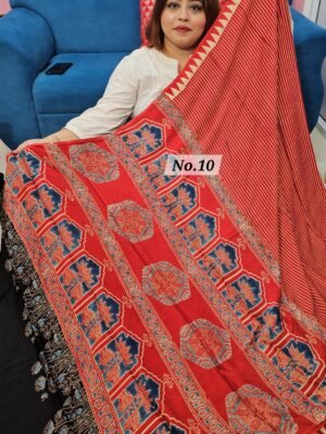 PURE AJRAKH MODAL SILK SAREE (NO.10)
