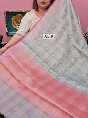 5TH MAY LIVE - BANARAS SOFT SILK SAREE (NO.9)
