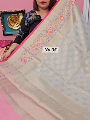 6TH MAY LIVE - BANARAS SOFT SILK SAREE (NO.35)