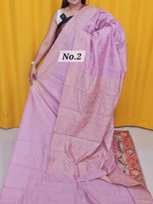 SALE 31ST JULY - RAW SILK TUSSAR KATHIAWAR SAREE (NO.2)