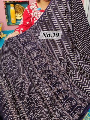 SALE 27TH JULY - SEMI MODAL GAZZI SILK SAREE (NO.19)