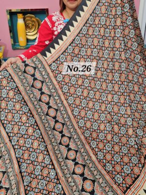SALE 27TH JULY - MIRROR CREPE MODAL SAREE (NO.26)